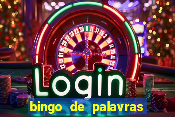 bingo de palavras de natal